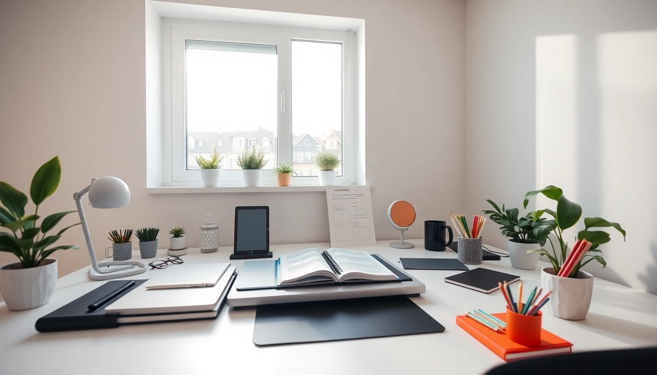 Enhance your Effortless Daily Organization with a beautifully arranged workspace promoting productivity.