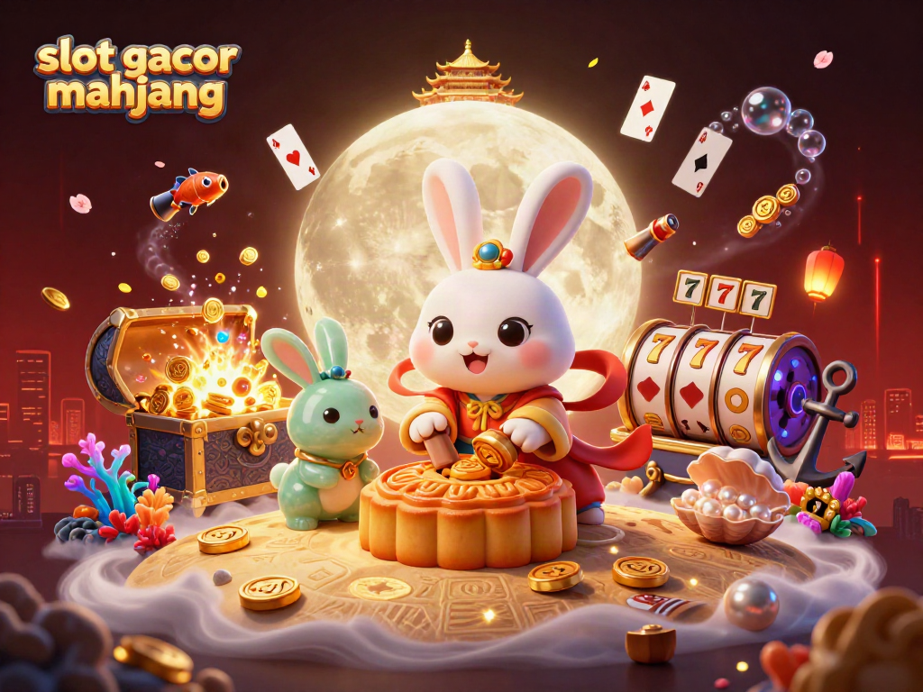 Experience the thrill of slot gacor mahjong with captivating characters and dynamic casino elements in 3D.