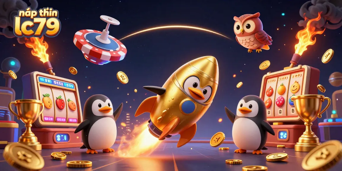 Nạp tiền lc79 và nhận thưởng hấp dẫn với hình ảnh vui tươi từ game slot đầy màu sắc.