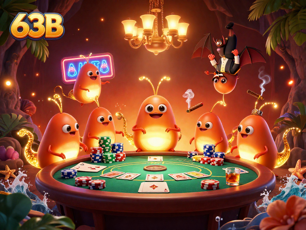Venha jogar no 63B, onde a iluminação mágica transforma o cassino em uma experiência única de jogo.