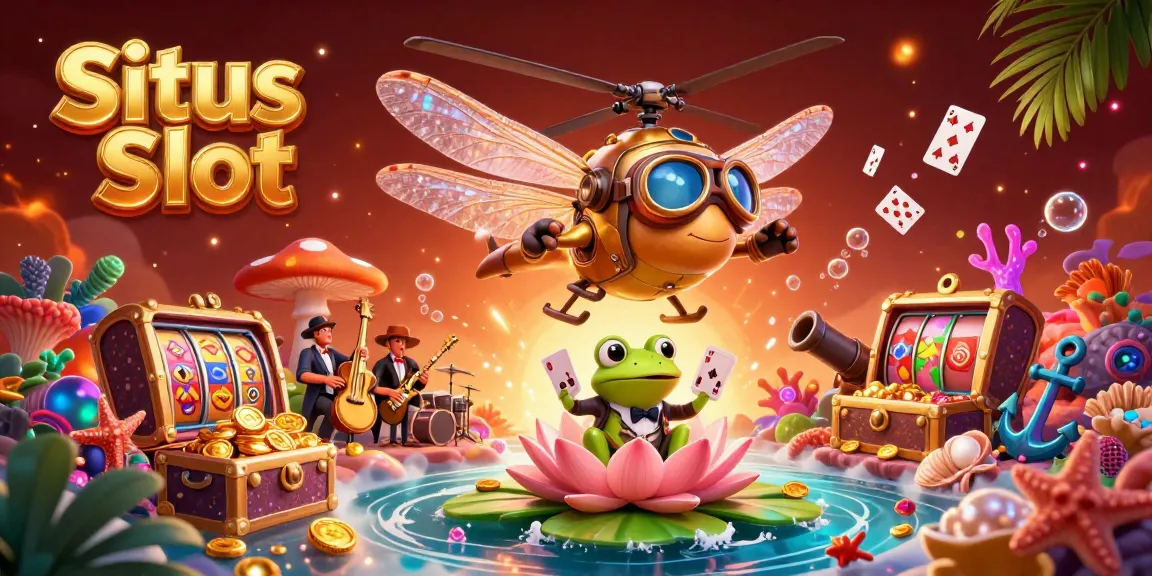 Menangkan permainan di Situs Slot dengan ilustrasi kasino 3D menarik penuh aksi.
