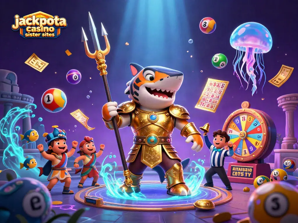 Experience top game action at Jackpota casino sister sites, featuring vibrant lottery elements and dynamic gameplay.