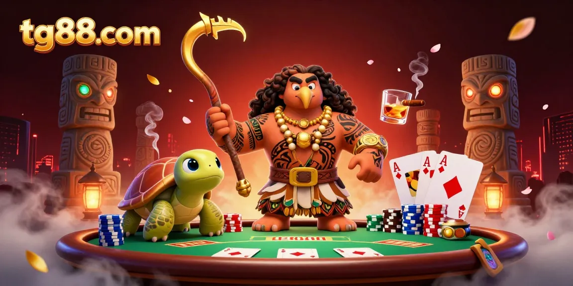 Engage in thrilling gaming experiences at tg88com with vibrant casino characters and elements evolving around.