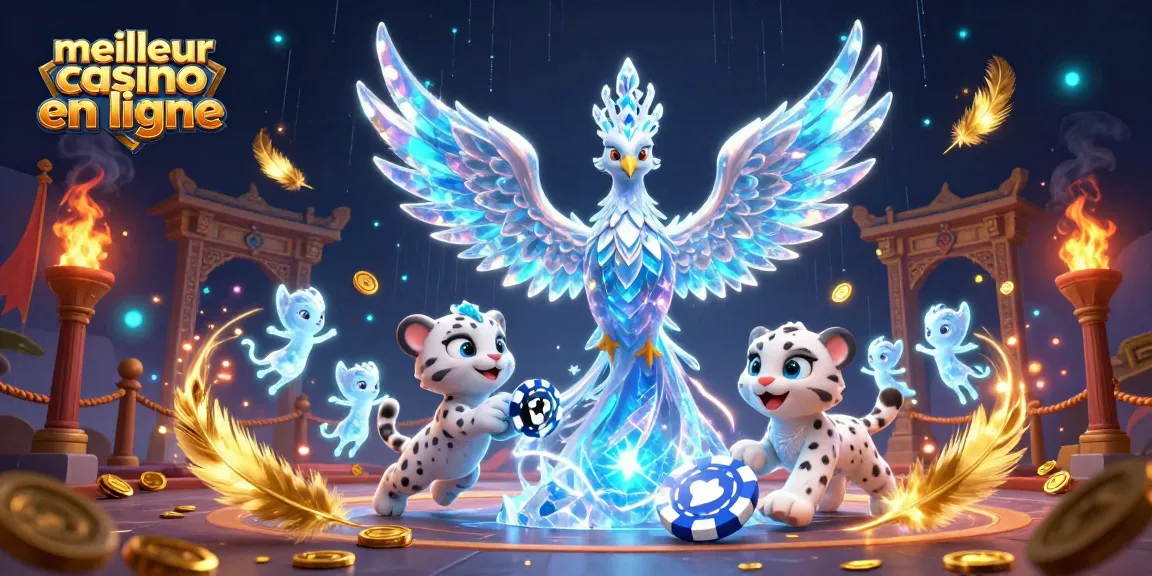 Jouez au meilleur casino en ligne avec style dans cette illustration 3D captivante.